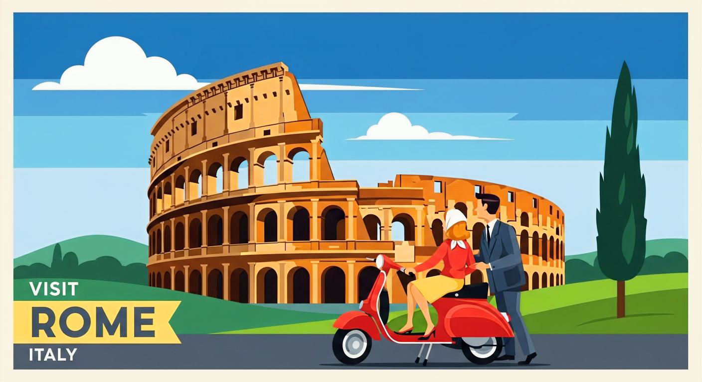 Echoes of the Eternal: A Slow Wallpaper Through Rome’s Hidden Rhythms