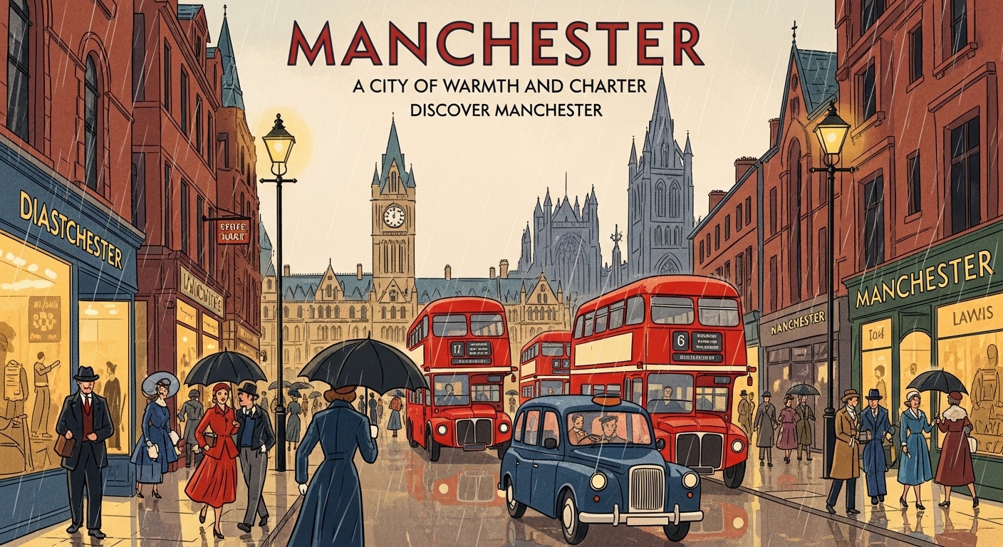 The Industrial Poetics of Manchester: A Slow Wallpapers to the Rainy City