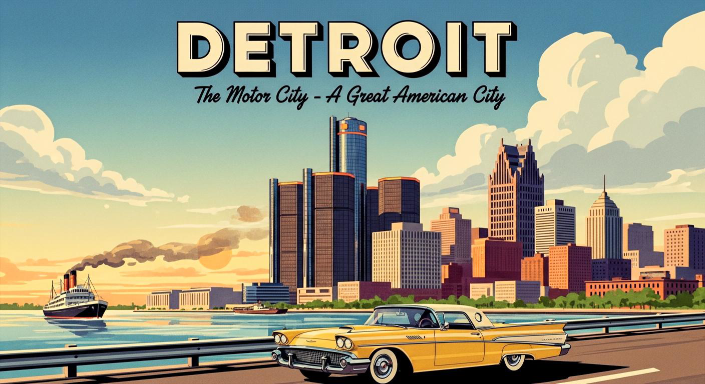 The Soul of the Motor City: A Slow Travel Wallpapers to Detroit’s Quiet Rhythm