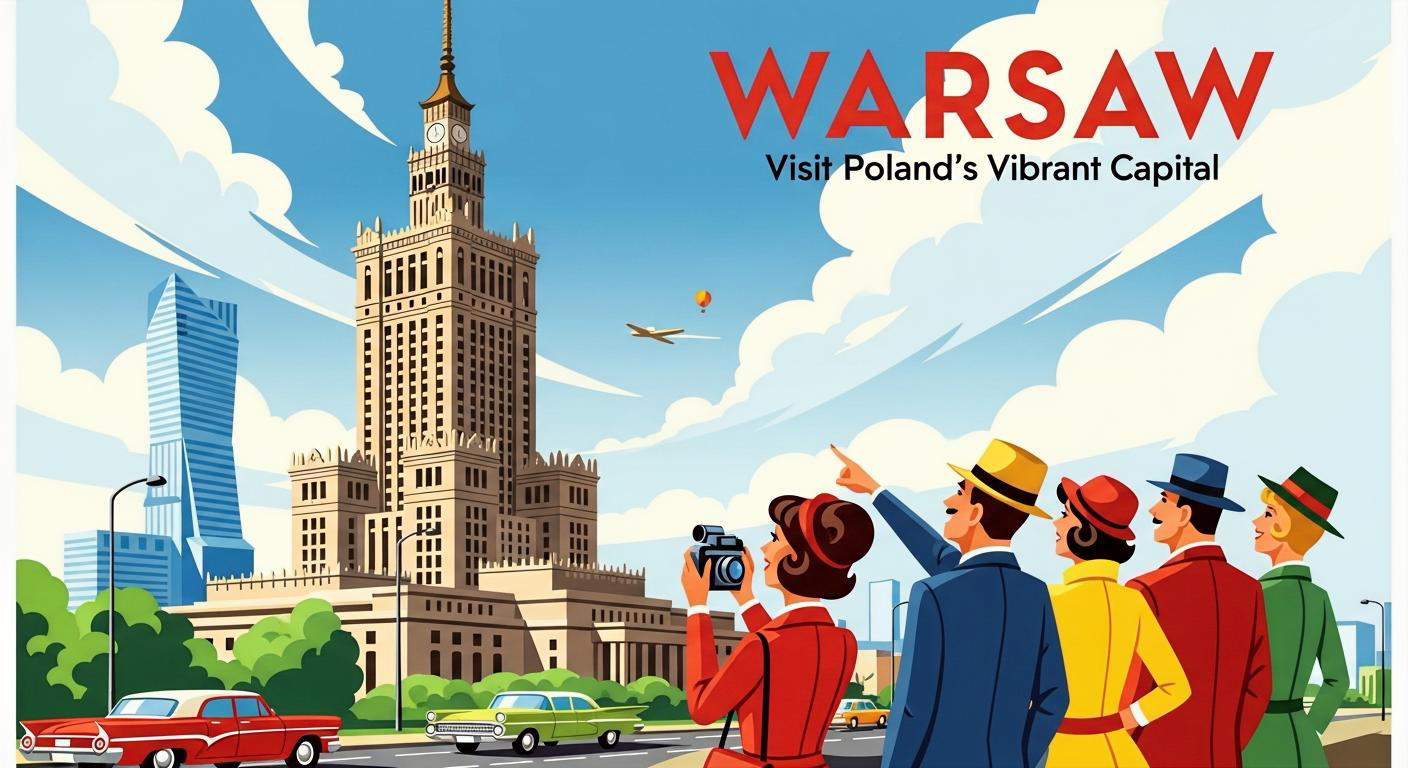 Warsaw in Slow Motion: A Soulful Wallpaper to Poland’s Resilient Heart